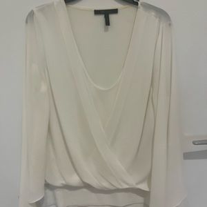 Bcbgmaxazria long sleeve blouse